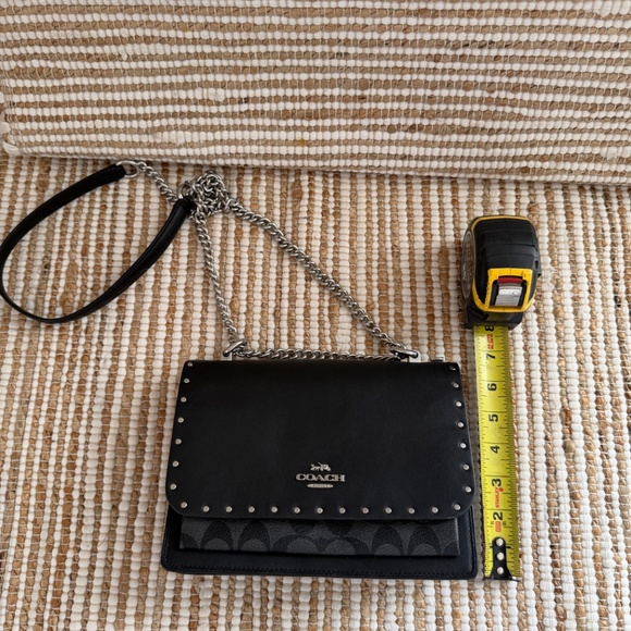 Coach Klare Crossbody Bag, Black Coach Purse - Picture 6 of 9